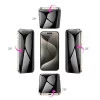 Защитное Стекло Hoco A38 360-degree privacy protection full-screen tempered glass iP15 Pro [Black] 